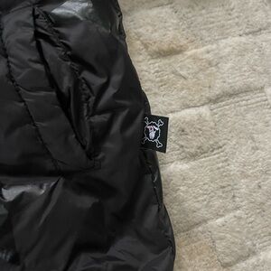 Nununu Black Star puffer coat 12-18 months